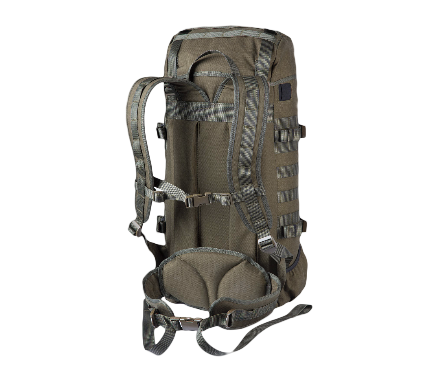 Jääkäri M harness and adjustable hip belt.