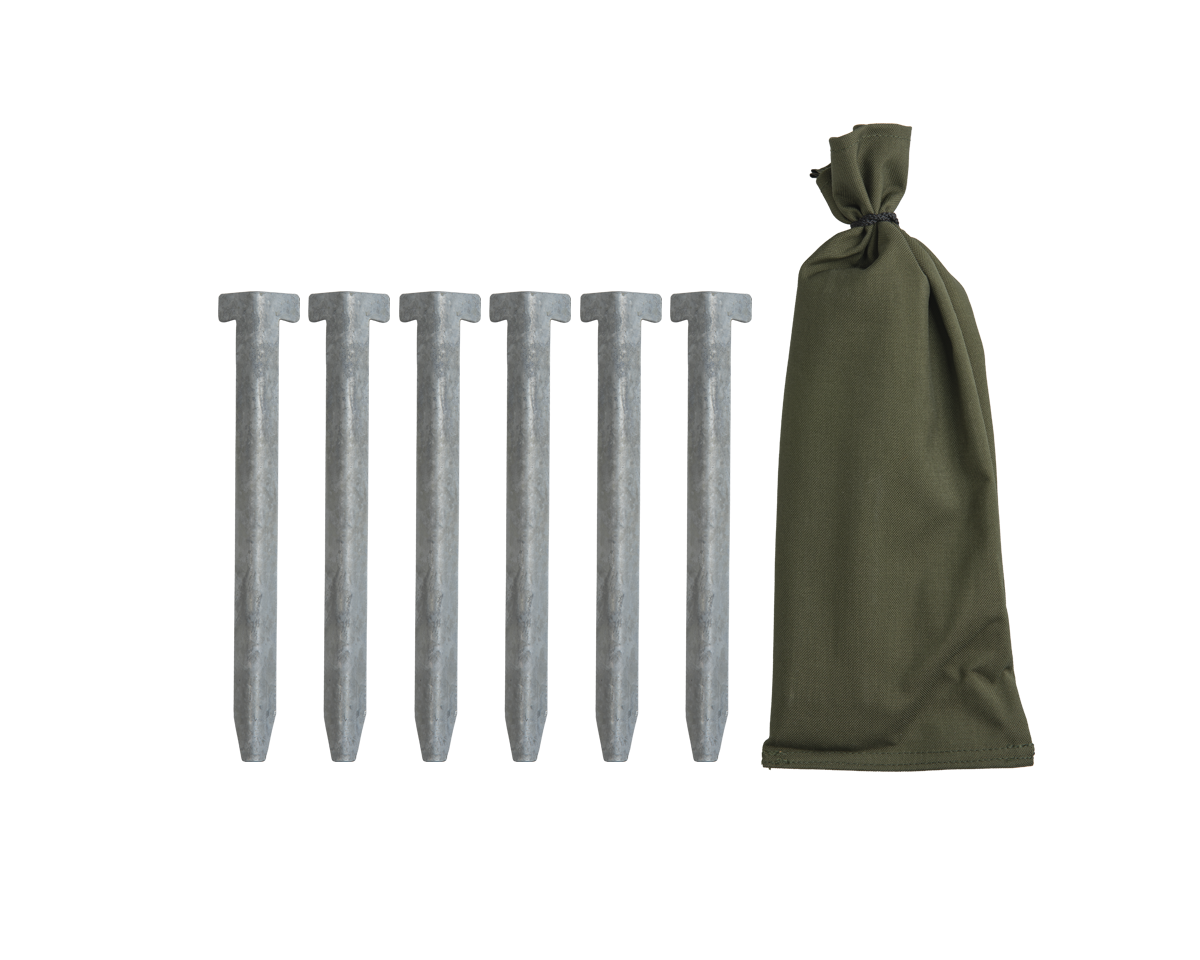 Juego de estacas para carpas