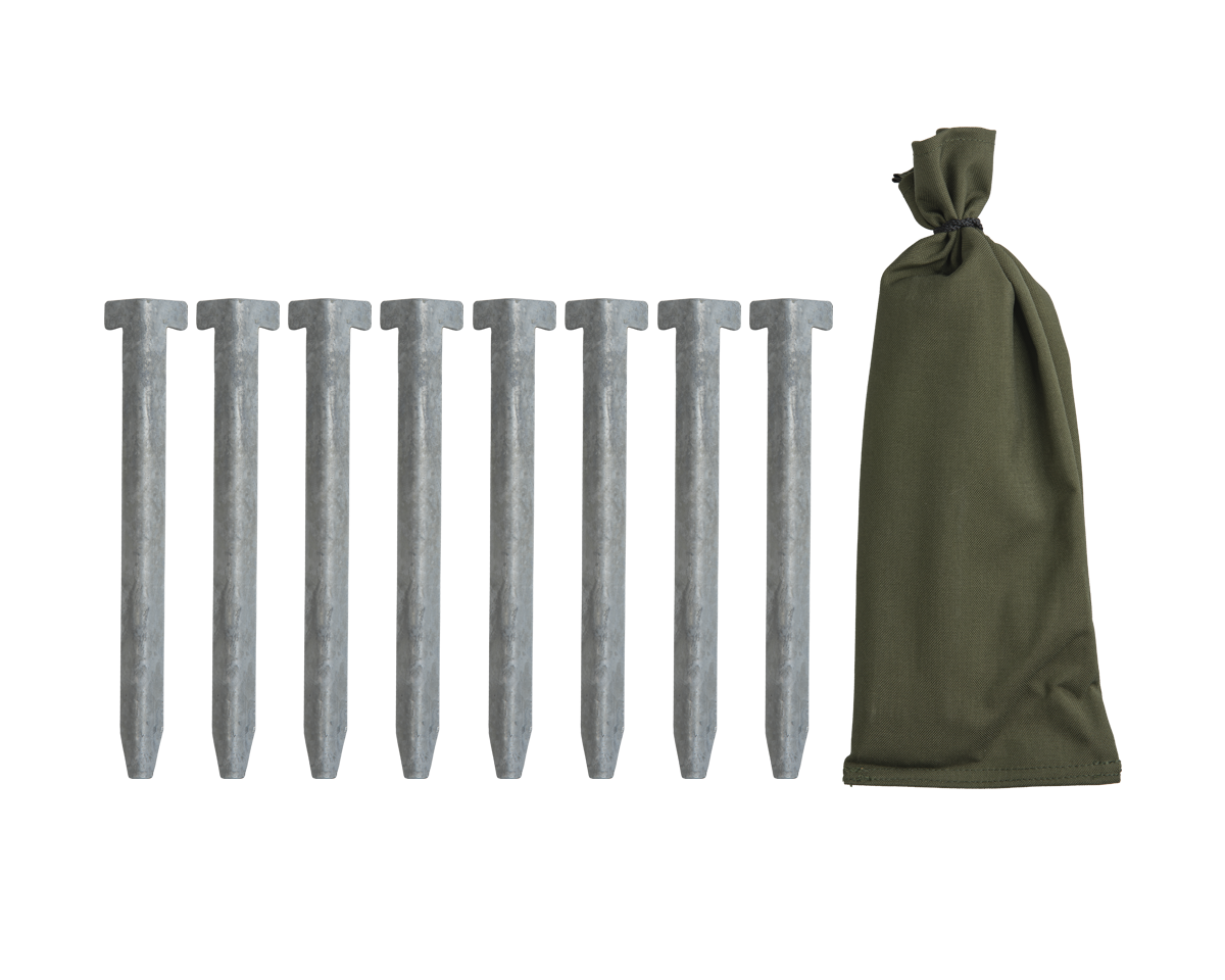 Juego de estacas para carpas