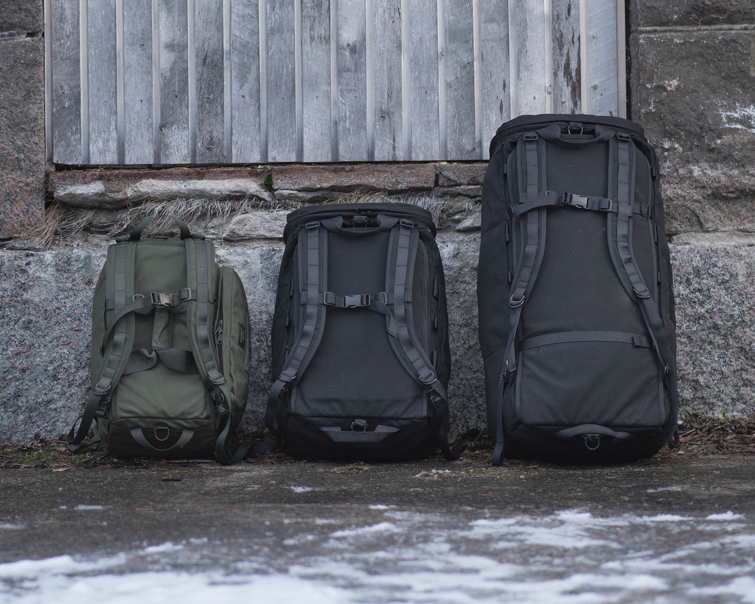 Keikka backpack harness — Green